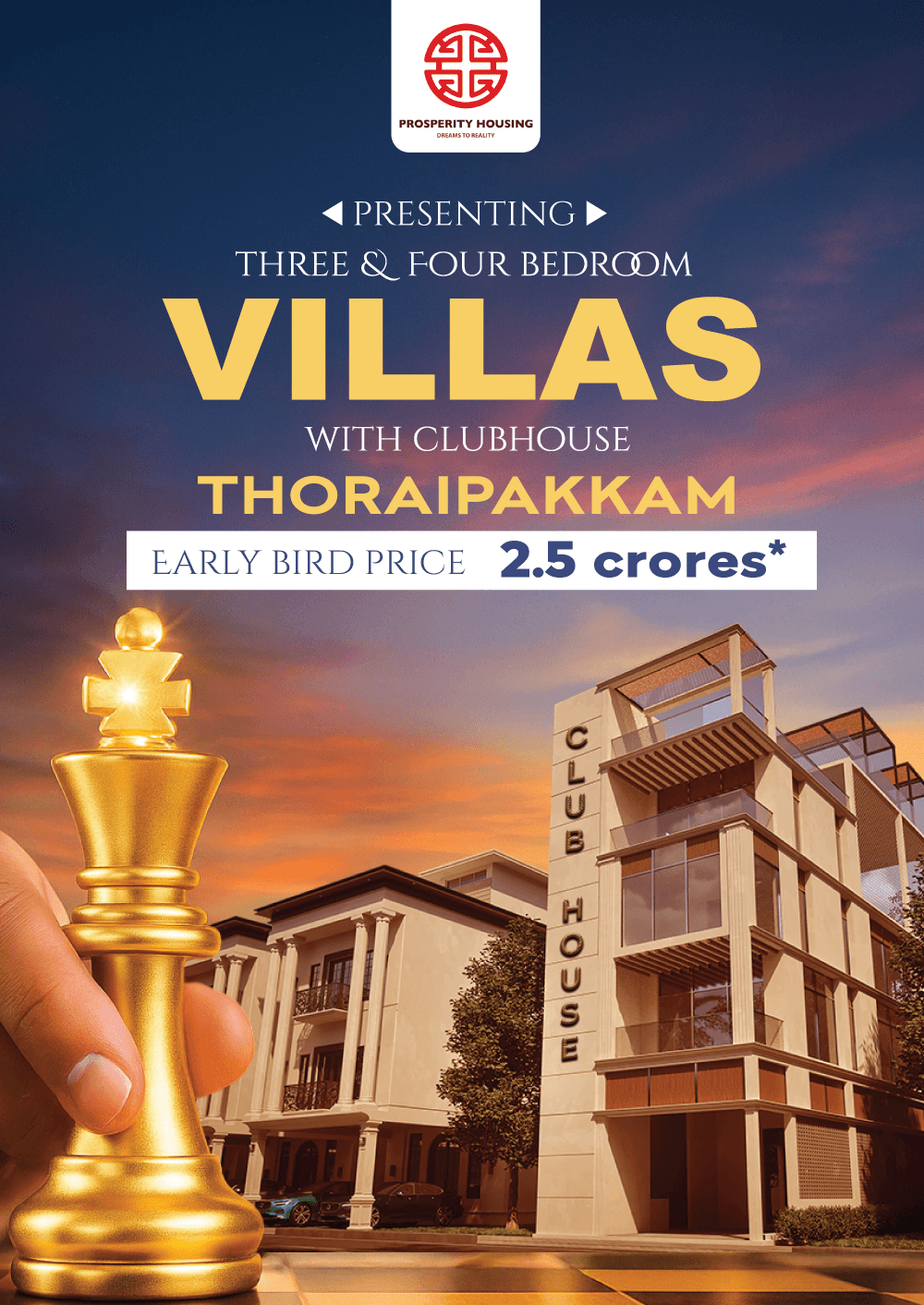 Villa for sale in Thoraipakkam